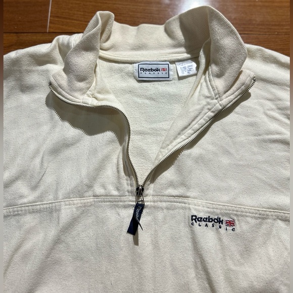 VINTAGE REEBOK QUARTER ZIP - Picture 9 of 9
